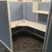 Trendway Blue & White 4 Pod Cubicle Systems Furniture